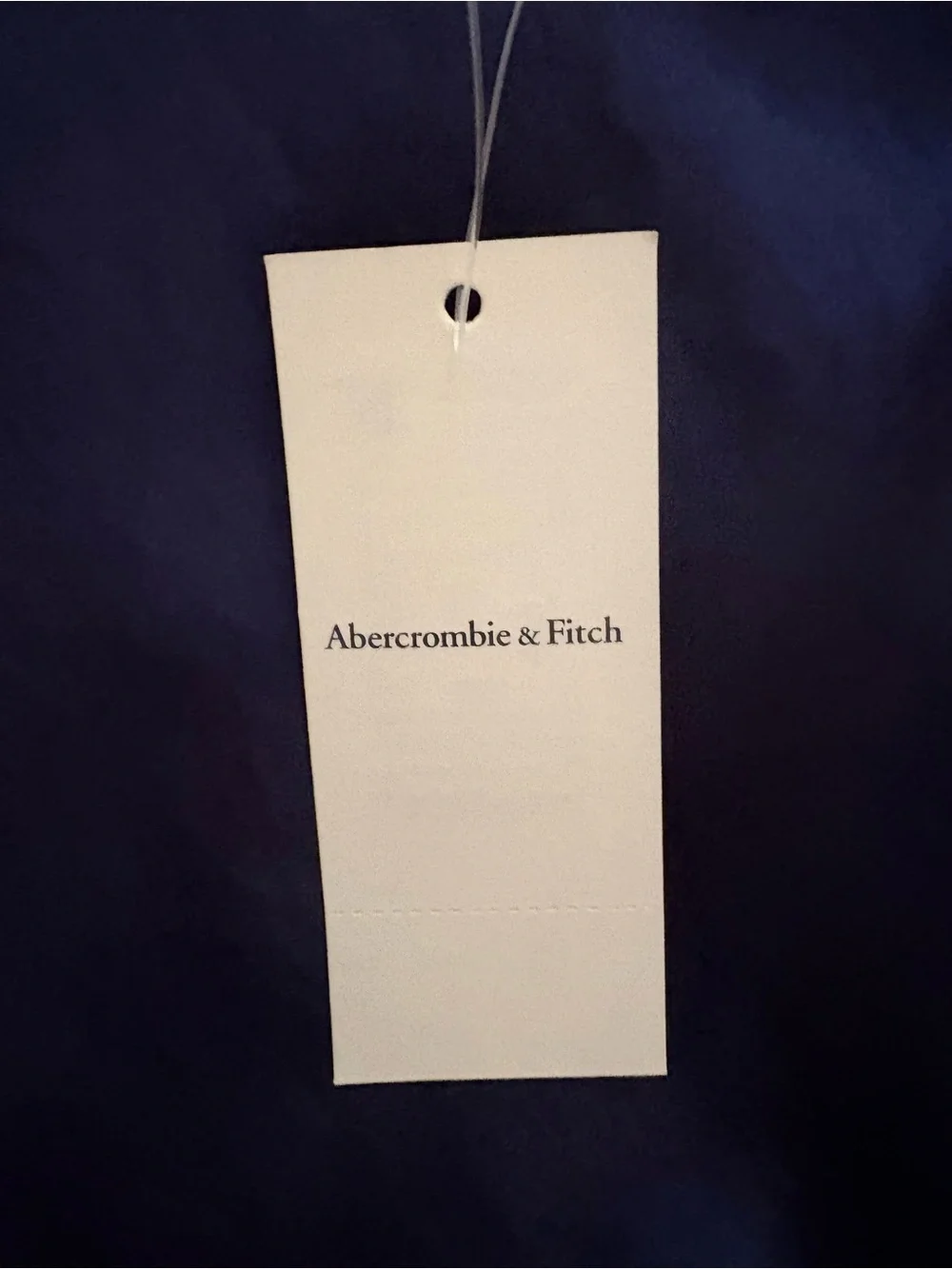Abercrombie & Fitch Navy Slip Tie-Back Maxi Dress